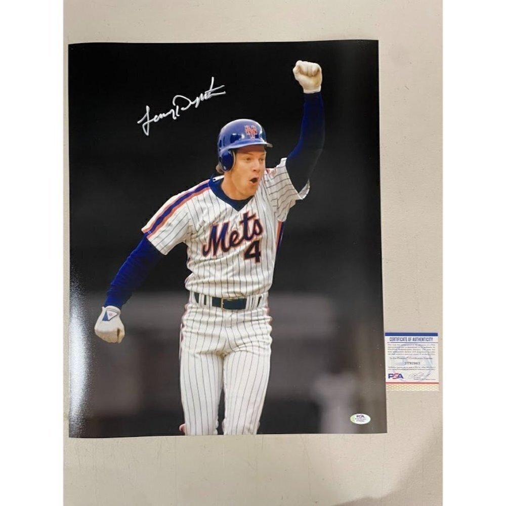 Lenny Dykstra signed autographed New York Mets 16x20 photo PSA/DNA